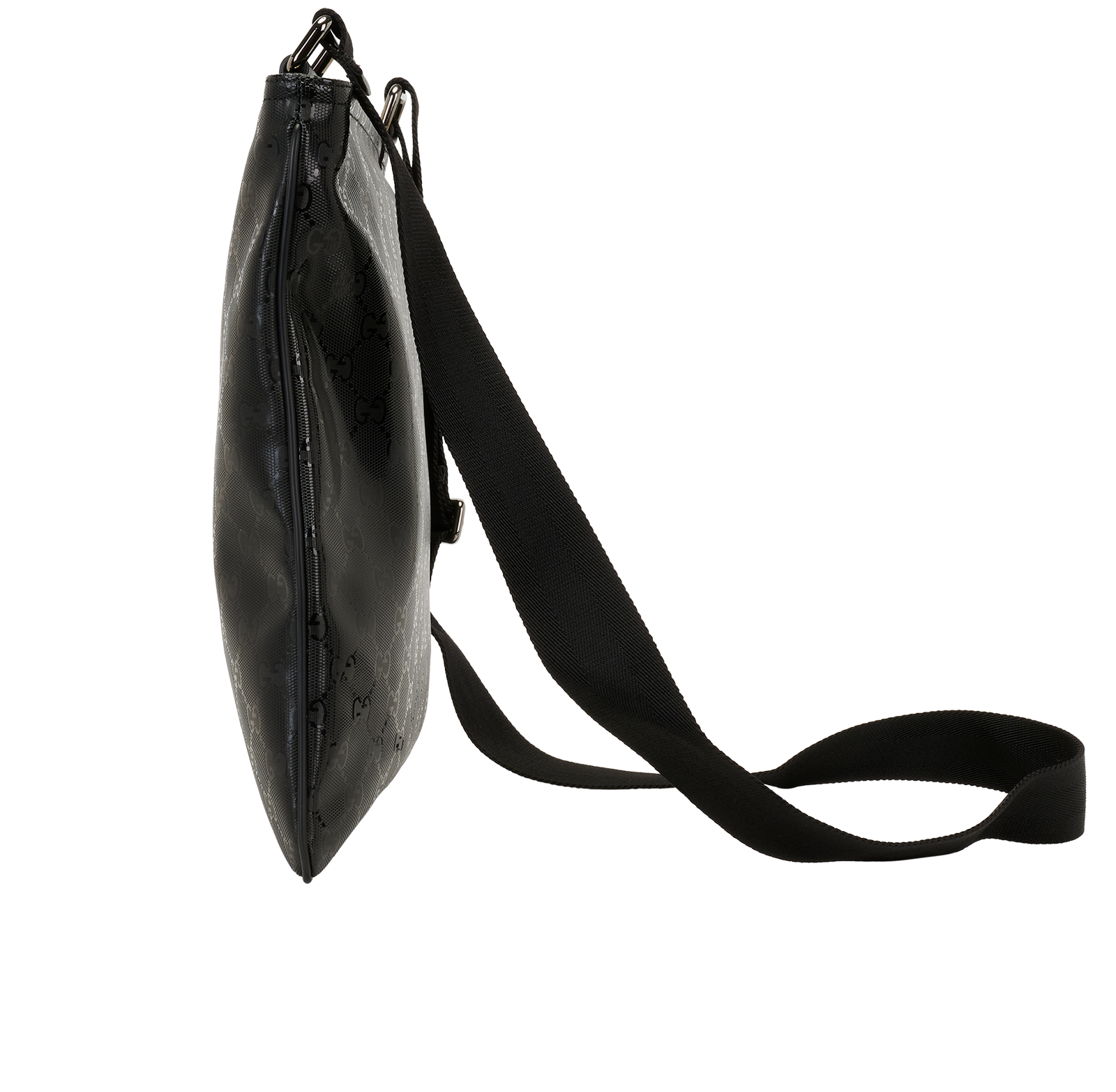 Vintage GG Messenger, &pound;275, Handbags, Black, Canvas, Bottom view